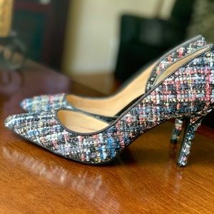 Zara Shoes - Jessica Simpson Tweed Heels Zara Shoes - Jessica Simpson Tweed Heels
